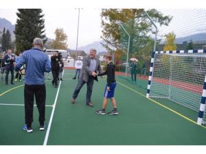 Slovesnost ob zaključku obnove športnega igrišča pri OŠ Josipa Vandota v Kranjski Gori 14